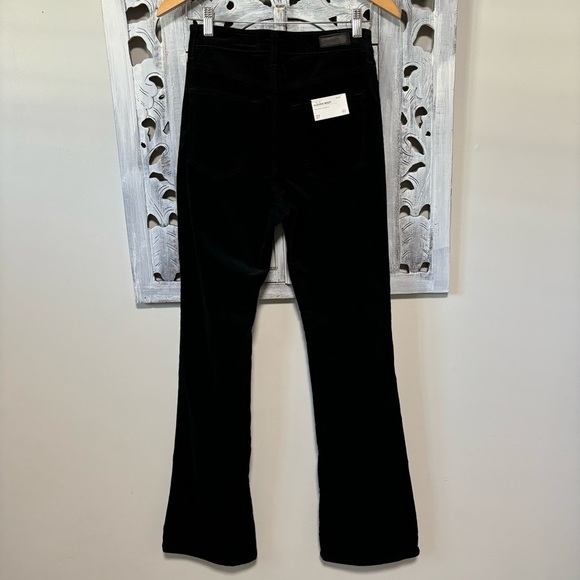 AG Alexxis Boot High- Rise Vintage Fit Super Black Velvet Bootcut Jeans NWT - Picture 6 of 11